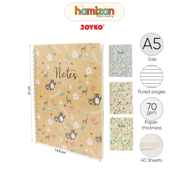 

Buku Diary Ring / Notebook A5 Nb-689 / Agenda Nb689 / Ruled Notebook Diary Agenda Buku Catatan Bergaris Joyko NB-680 60 hal / Buku Tulis Catatan Bergaris Ruled Notebook Joyko NB-689 Joyko Murah Berkualitas