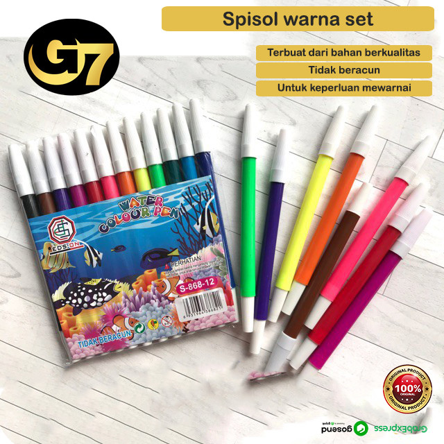 

Spidol Warna Warni 1 Set Murah Spidol Mewarnai Sepidol Gambar Menggambar Colouring Pen Marker Sepidol Kecil Murah