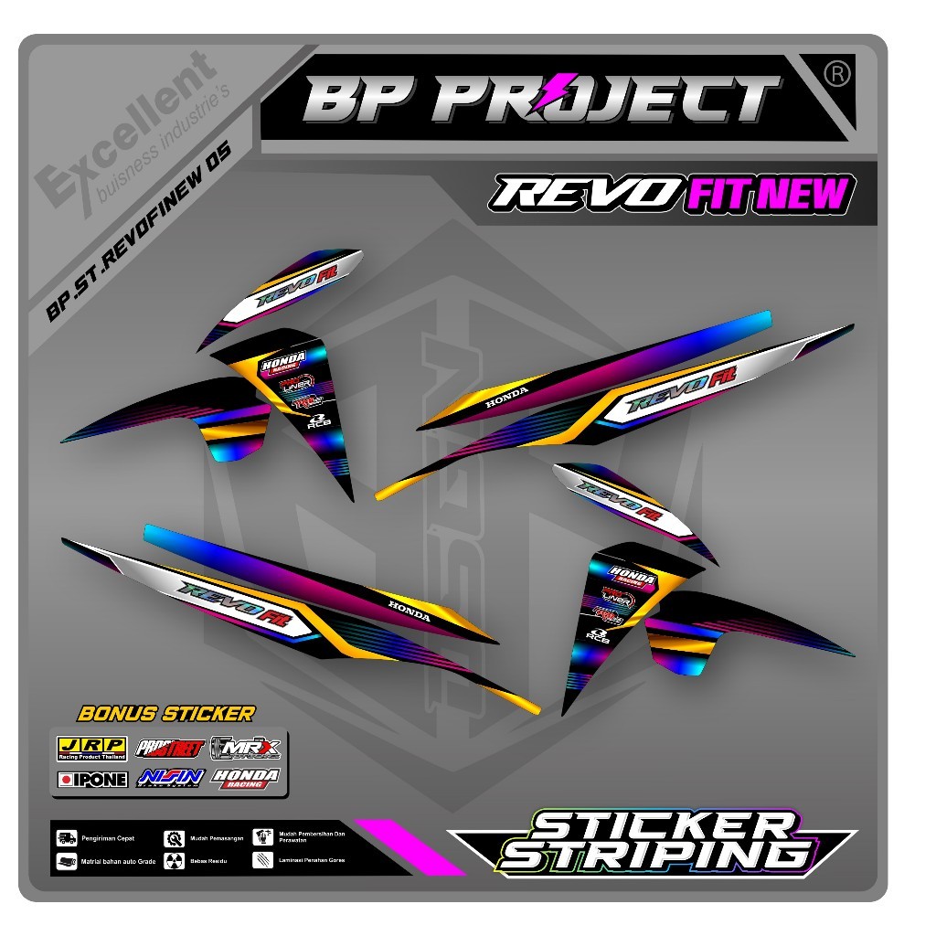 Sticker Striping List Variasi Revo Fit New / Revo Fit Injeksi