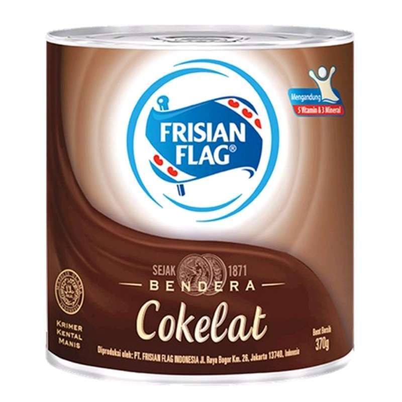 

Frisian Flag Kental Manis Cokelat Kaleng 370 gr