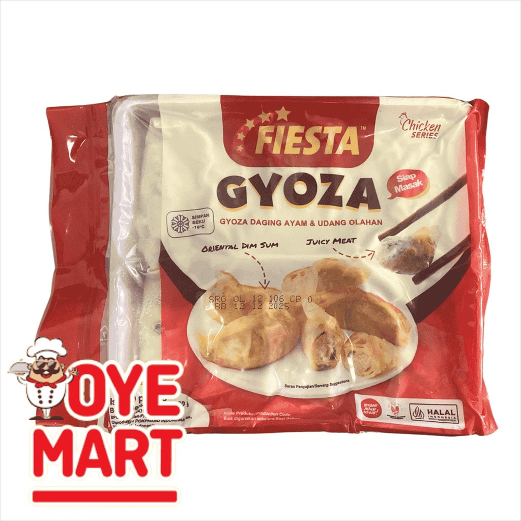 

FIESTA GYOZA 180GR /PANGSIT UDANG DAN AYAM