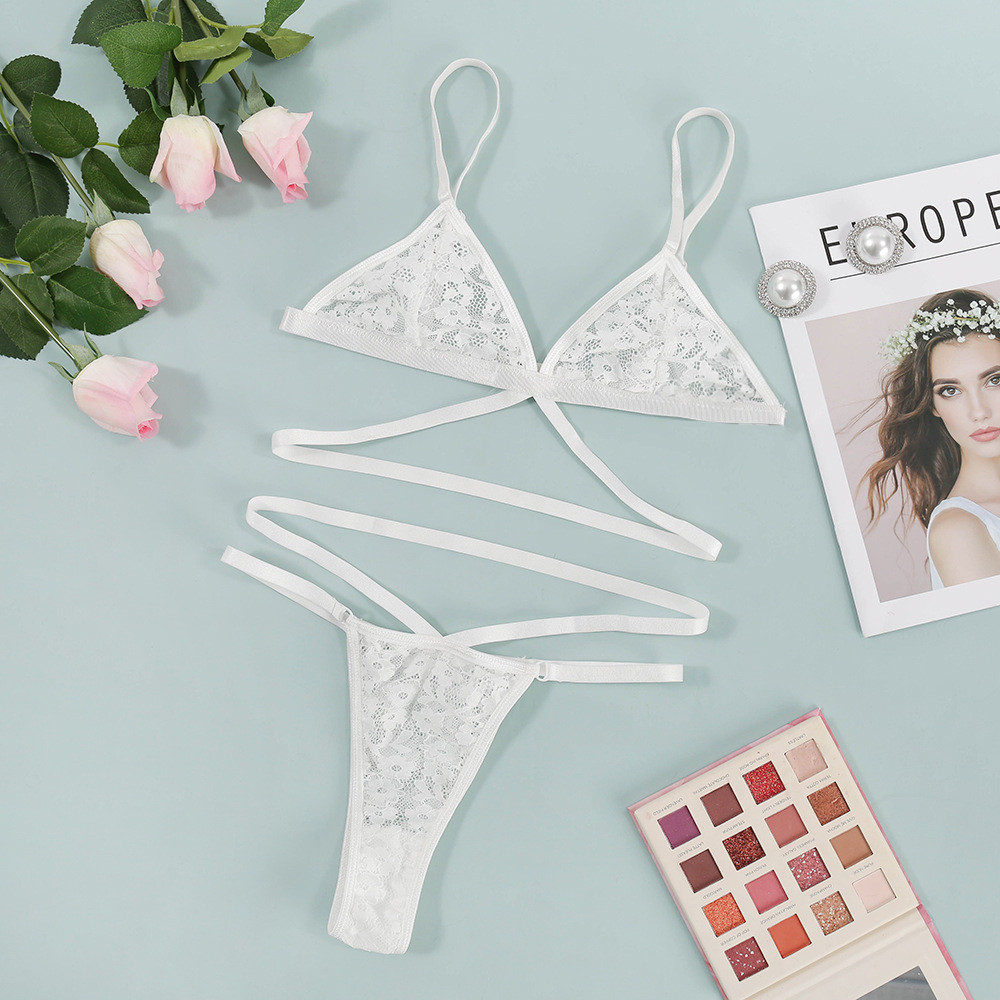 N3864 bh wanita sexy bra set bikini lingerie transparan