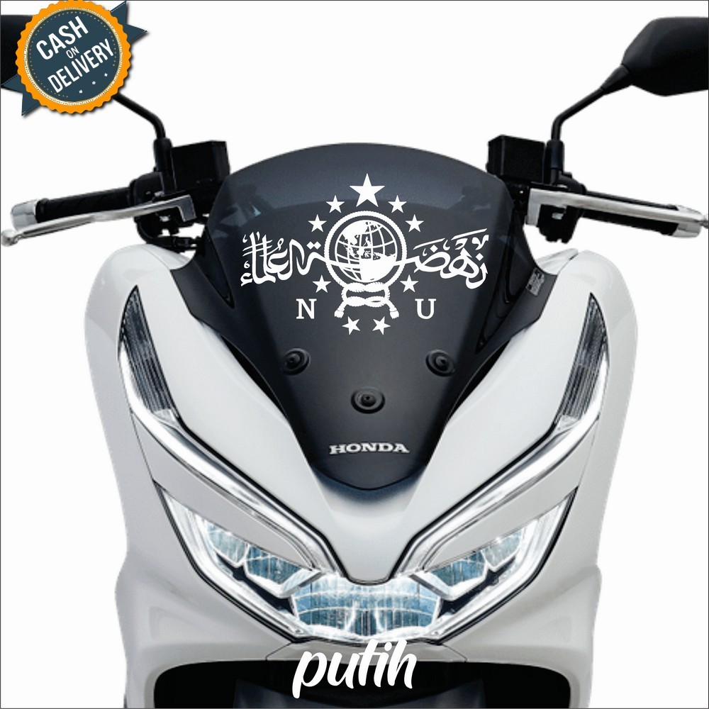 ELVANOS Stiker Motor Visor Nmax Pcx Lexi Adv Stiker Cutting Logo NU FREE CUSTOM DESAIN