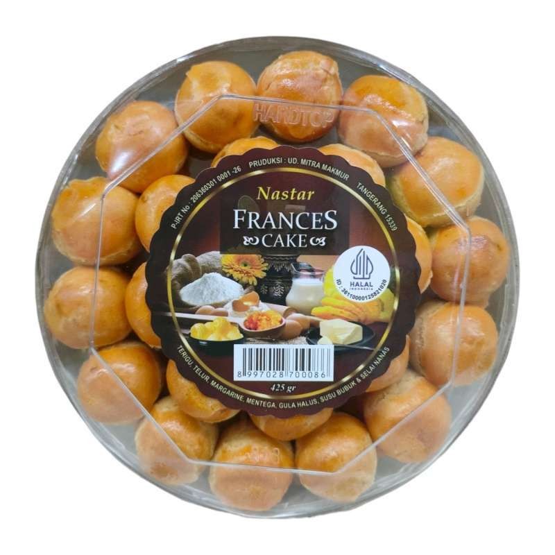 

Frances Cake Kue Kering Nastar Toples Bulat 425gr