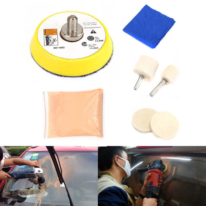Auto Glass Polishing Kit Windshield Window Scratch Remover Repair Kit Car Stickers Auto Repair Parts