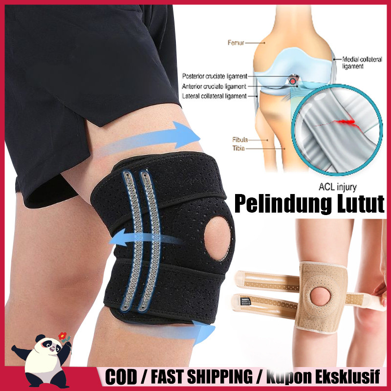 Pelindung Lutut Unisex Pengobatan Radang Sendi Lutut Cedera Lutut Deker Pelindung Lutut Olahraga