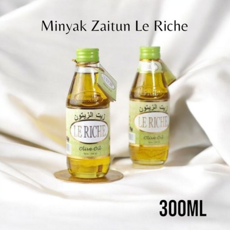 

Le Riche 300ml Minyak Zaitun Olive Oil ASLI Kaya Manfaat