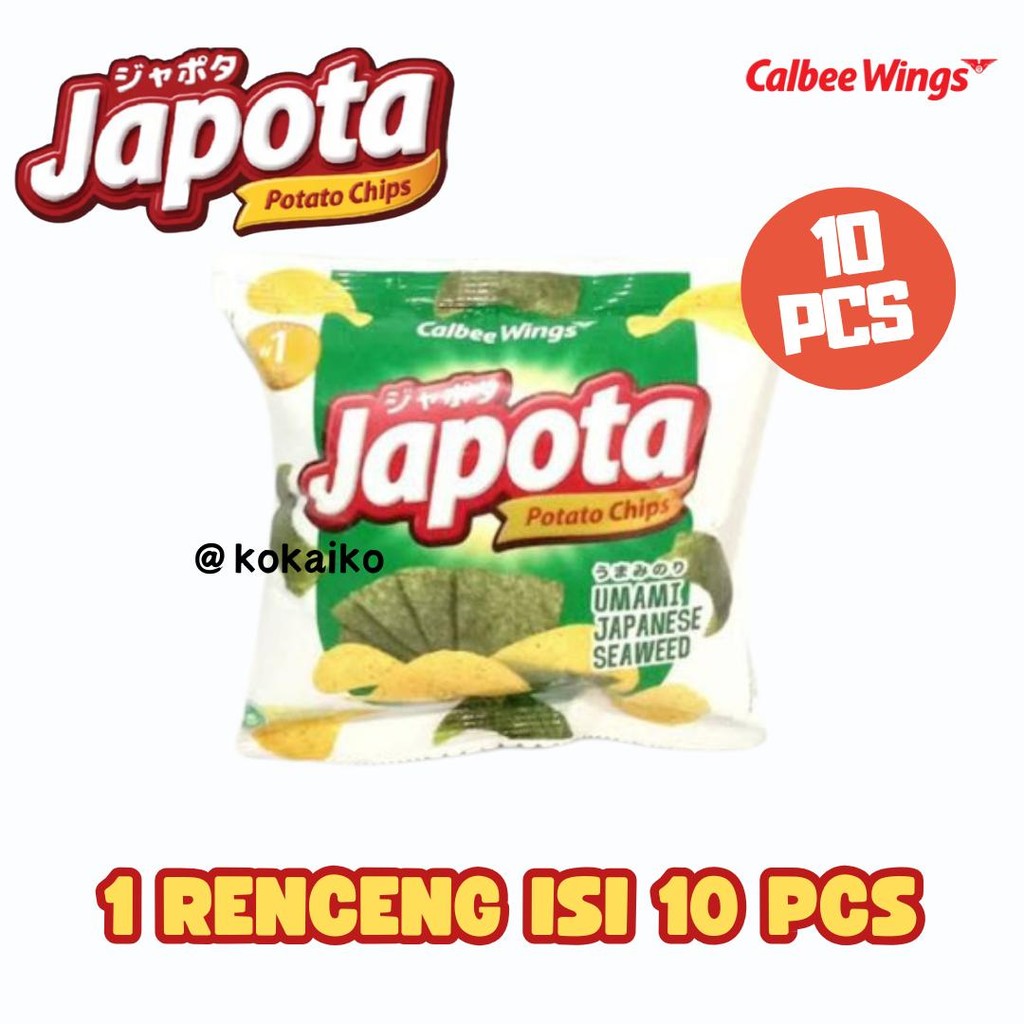 

Japota Japanese Seaweed 14gr | 1 Renceng isi 10pcs