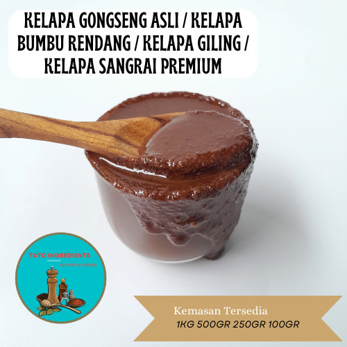 

Kelapa Gongseng Asli 1kg / Kelapa Bumbu Rendang / Kelapa Giling / Kelapa Sangrai Premium 3004