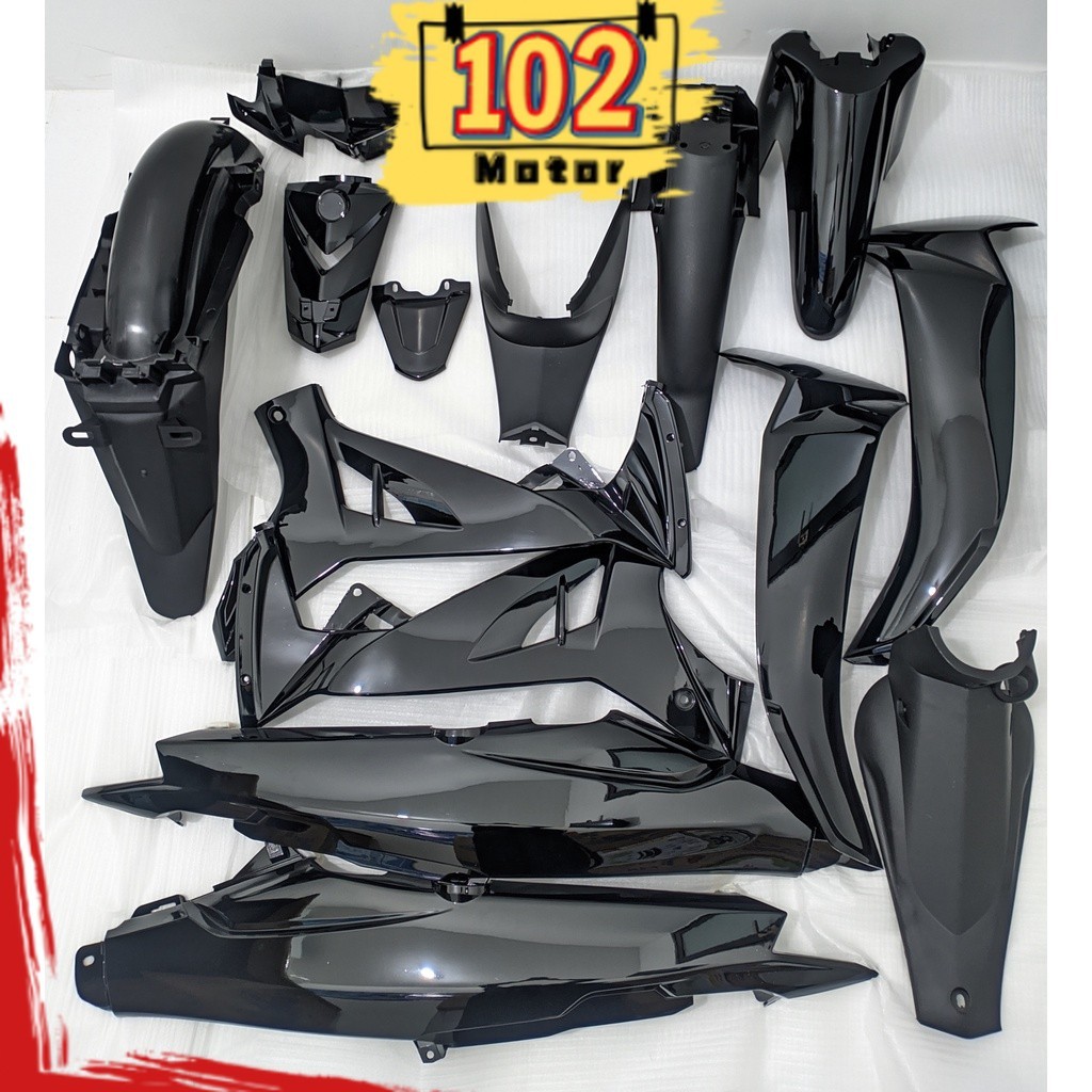 Full Body Vega R New 2006 2007 2008 2009 Hitam WIN | complete set bodi lengkap komplit kasar halus m