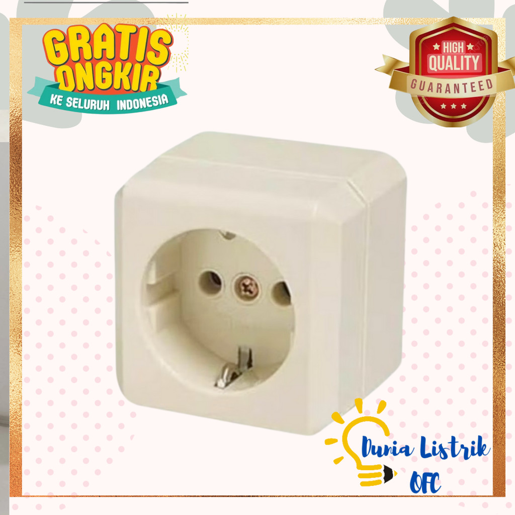 Broco Stop Kontak Arde Outbow Art. 15410 Stop Kontak Outbow Broco Stop Kontak Broco untuk Pemasangan