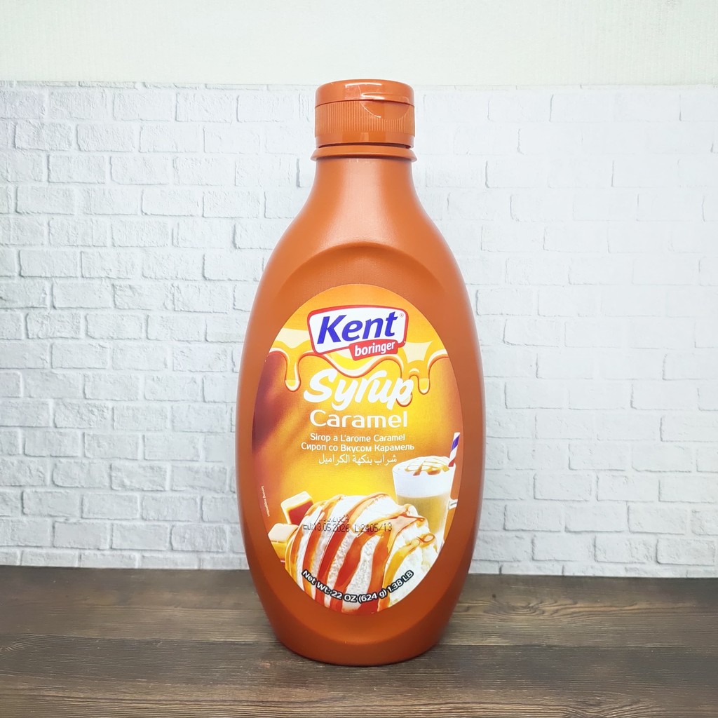 

KENT BORINGER SYRUP CARAMEL 624G