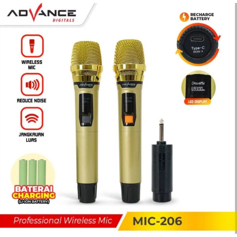 Mic Werles Mic ADVANCE 206 Mic Bisa Di Cas