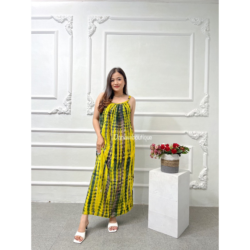 Daster Lobek Tie Dye Panjang