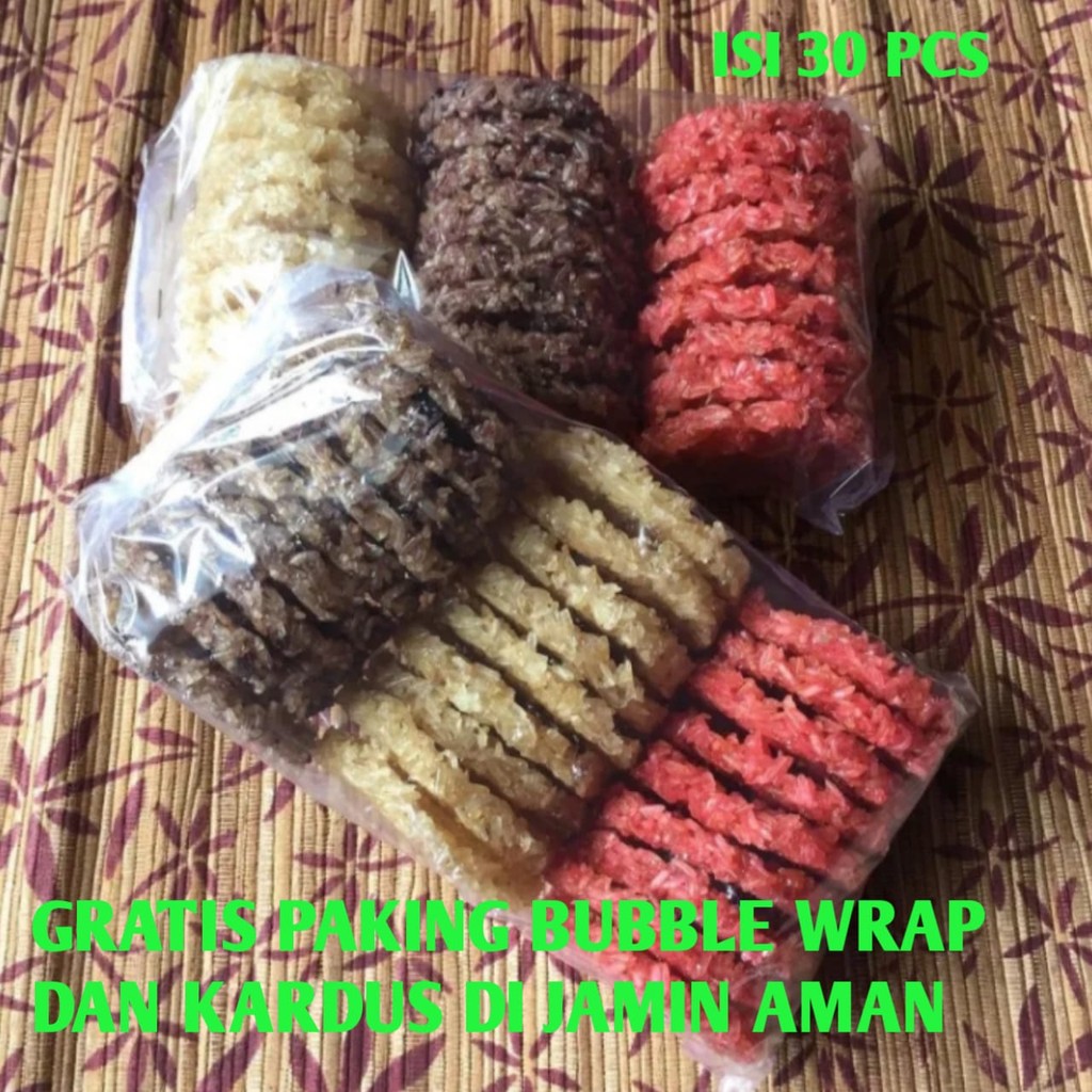 

Rengginang Mentah Mix 3 Rasa , Ketan Hitam , Terasi ,Bawang Putih isi 50 pcs
