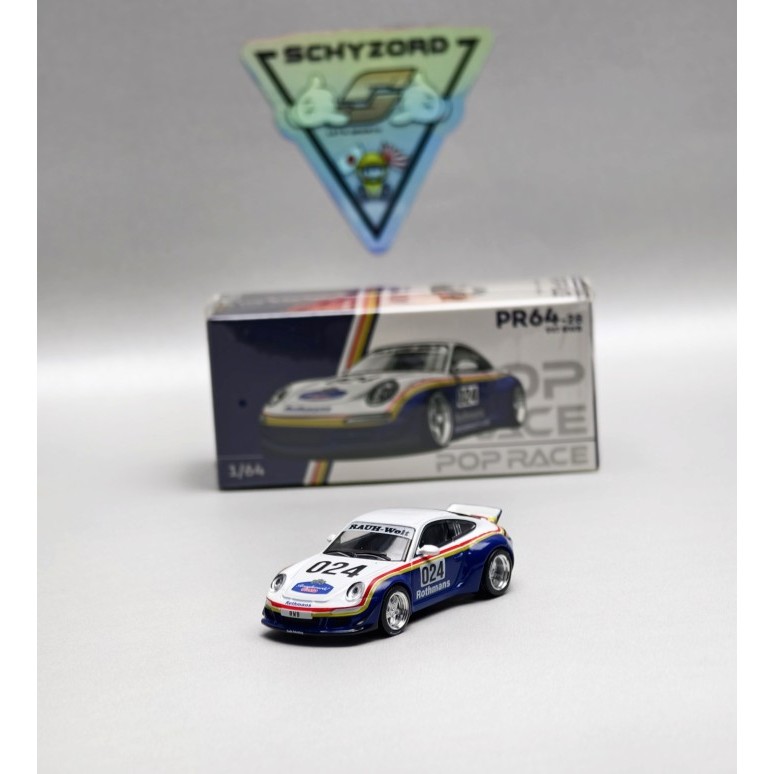 Pop Race Porsche RWB 997 #024 Rothmans Diecast