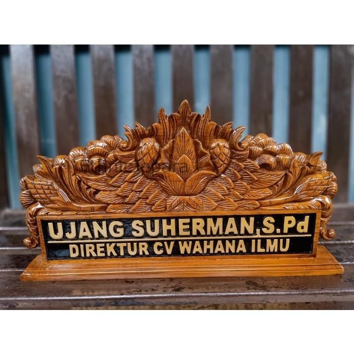 

PAPAN NAMA / PAPAN NAMA MEJA UKIR / PAPAN NAMA MEJA KANTOR / DIREKTUR Termurah Seindonesia EJ4354