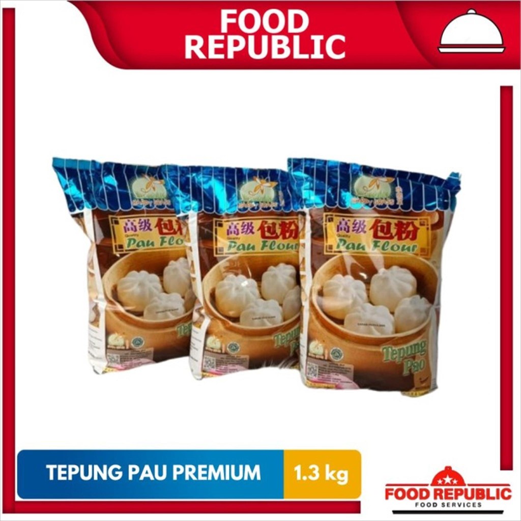 

Happy Grass Tepung Pao / Wheat Flour / Tepung Terigu 1.3kg Halal MUI