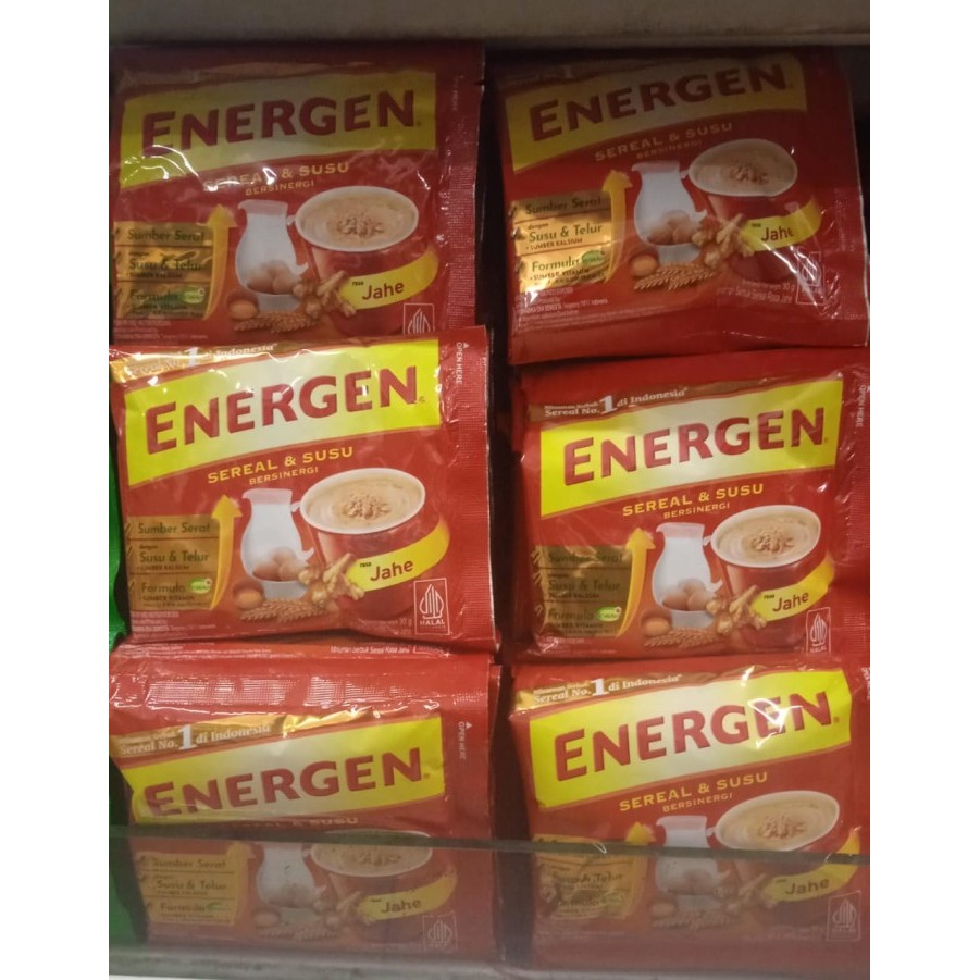 

ENERGEN sereal Rasa JAHE 5 biji