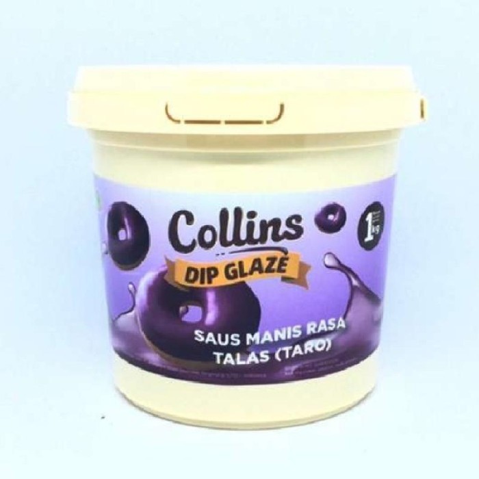 

Promo [Bahan Makanan] Collins Dip Glaze 1 KG SEMUA RASA LENGKAP - Taro