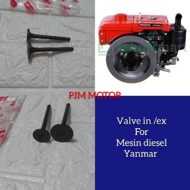 

Valve In Ex Klep Mesin Diesel TF55 TF65 Yanmar amplas