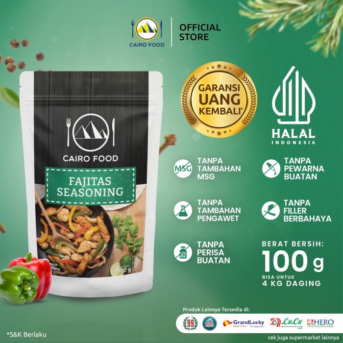 

[PROMO]New Bumbu Fajitas Cairo Food - 100 gram