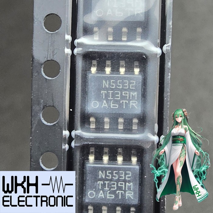 (BACA DESKRIPSI) ORIGINAL N5532 NE5532 SMD NE5532DR NE5532 DR N 5532 NE 5532 SOP8