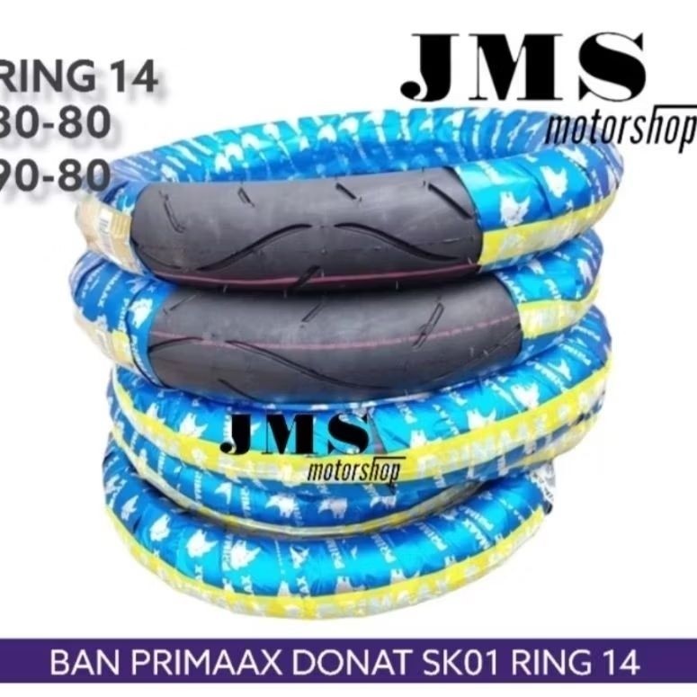 SHIMAN_SHOP ( BISA  ) SEPASANG BAN DONAT BAN PRIMAAX 80 80 - 90 80 RING 14 - BAN PRIMAX PRIMAAX SK01