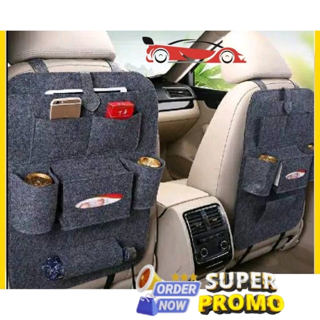 Bisa Cod Car Seat Organizer Tas Jok Mobil Multifungsi Car Set Organizer Mobil Tas Jok Mobil Kantong 