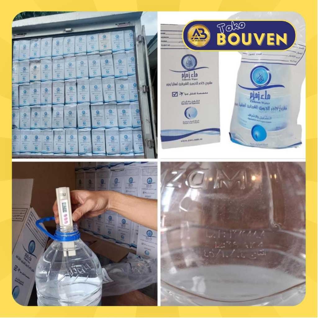 

air zamzam 5 liter original import saudi