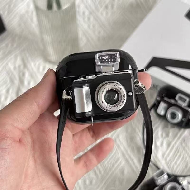 [CASECUDDLES] Camera Airpods Case with Flash - Hardcase / Casing HP for Airpods Gen 1 2 3 4 Pro