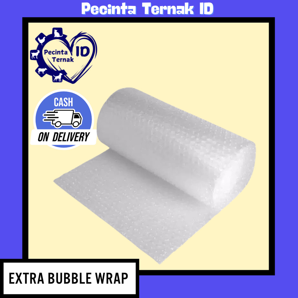 

EXTRA PACKING BUBBLE WRAP UNTUK KEAMANAN PAKET