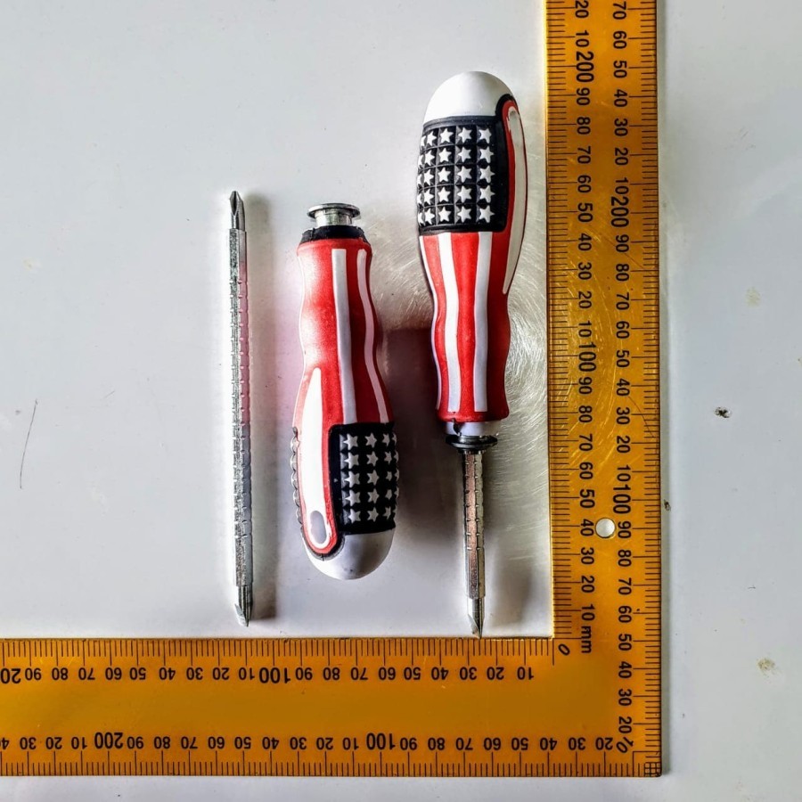 

Obeng bolak balik magnet 2 mata plus minus CAMEL