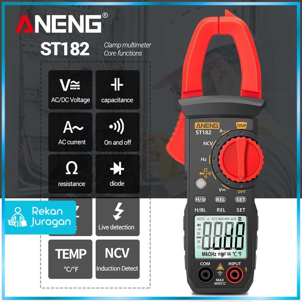 ANENG Digital Multimeter Voltage Tester Clamp Meter Auto Shutdown - ST182