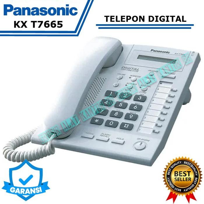 Telepon Panasonic KX-T7665 / KXT 7665 Garansi 1 Tahun