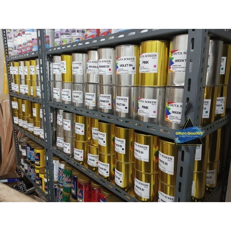 

Duta Screen Tinta Plastik Polymate 1kg Solvent Base