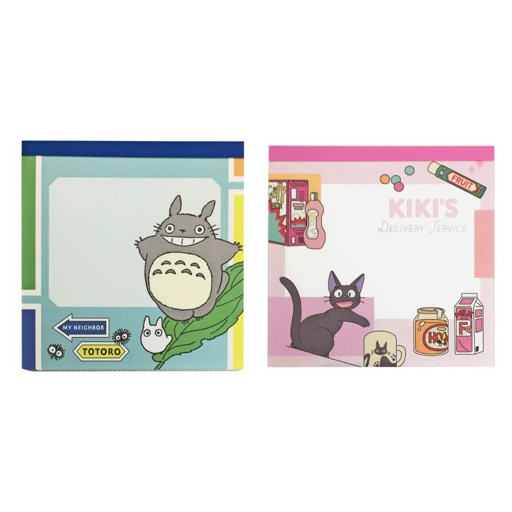 

Mini Memo Pad Studio Ghibli My Neighbor Totoro Kiki's Delivery Service 100 Sheets 4 Patterns Limited Edition