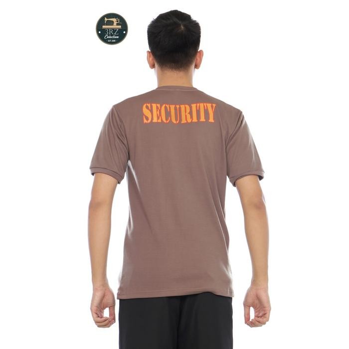 b BrSecurity kaos security terbaru baju kaos dalaman security coklat Kaos Krem Security Terbaru mura