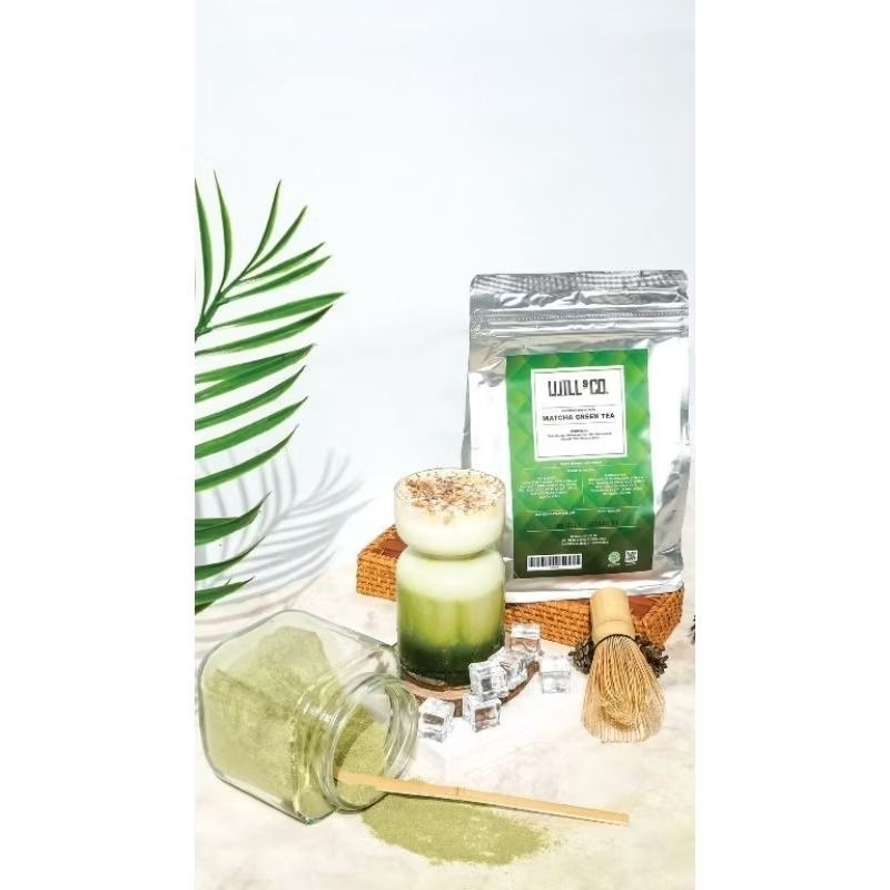 

Bubuk Minuman Premium Matcha Greentea 1kg Will&Co // Will&Co Powder Matcha Greentea Premium 1kg