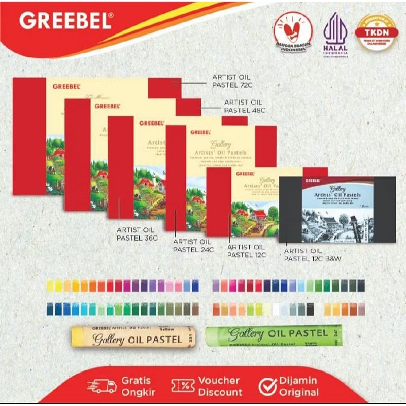 

Crayon Greebel Artist / Krayon ARTIST Oil Pastel / Crayon Greebel