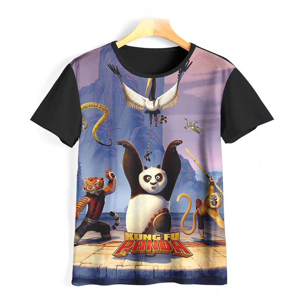 Kaos Kung Fu Panda Keren dan Adem | Kaos Kung Fu Panda Anak | KFP0010