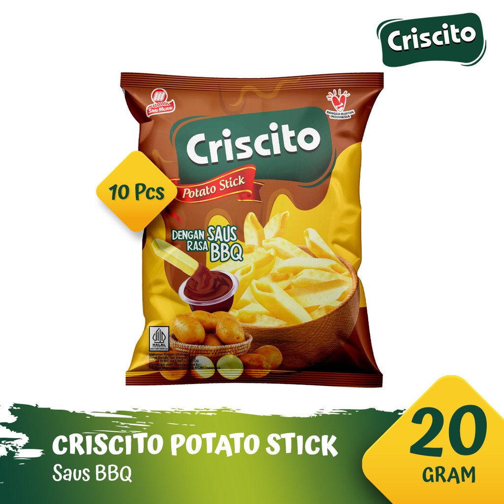 

Criscito Potato Stick BBQ - 20gr / 60gr