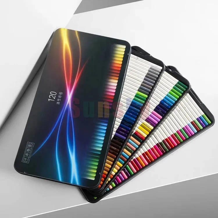 

Seeing Essence 36/72/120 Colors Professional Oily Colored Pencil, 3.3mm Cores, Rich Pigments,Ideal for Drawing Sketching Shading