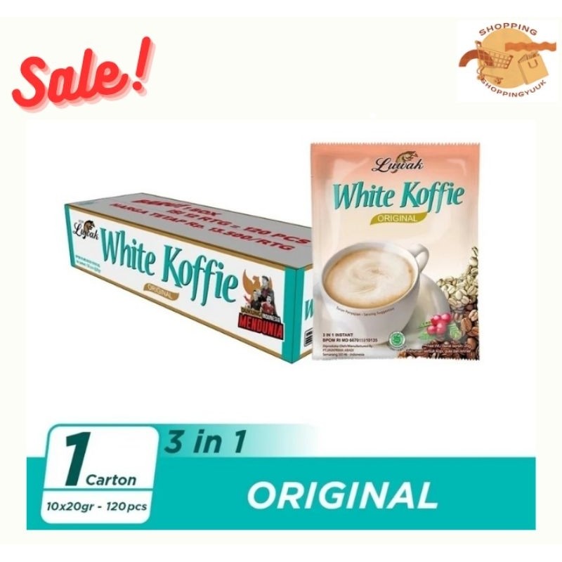 

Luwak White Koffie Original (20 g/120 sachet/karton)