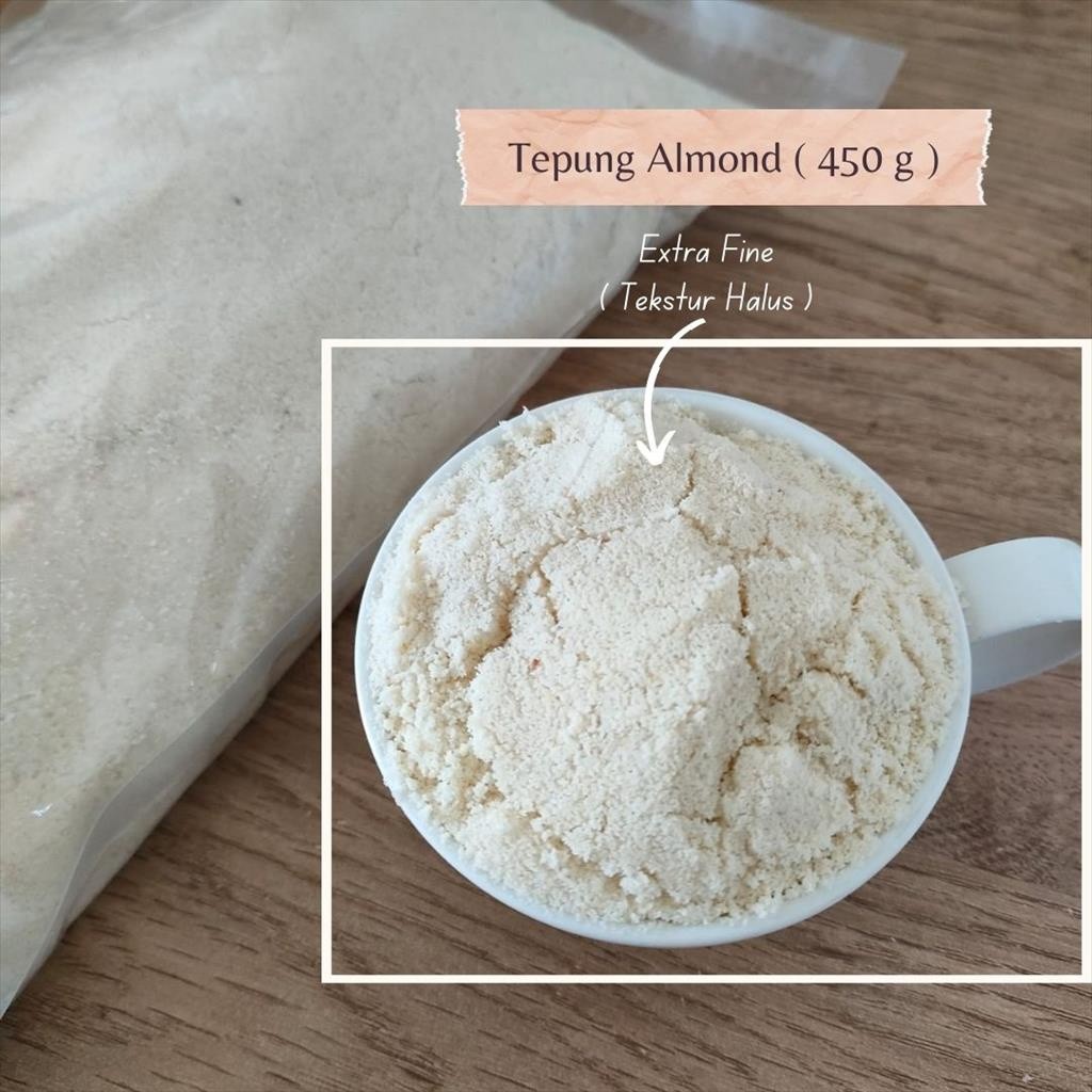 

Blanched Almond Flour ( Tepung Almon / Almond Powder ) - 450 gr