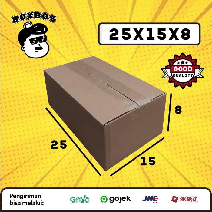 

25x15x8 CM KARDUS Corrugated Packaging Box packing SHEET