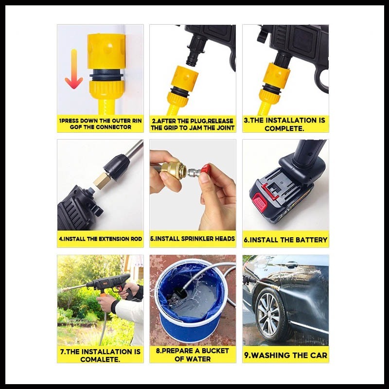 NewHondaPro Alat Cuci Motor Mesin Cuci Mobil Jet Cleaner Cuci Staem Ac Mobil Screen Mesin Staempremi