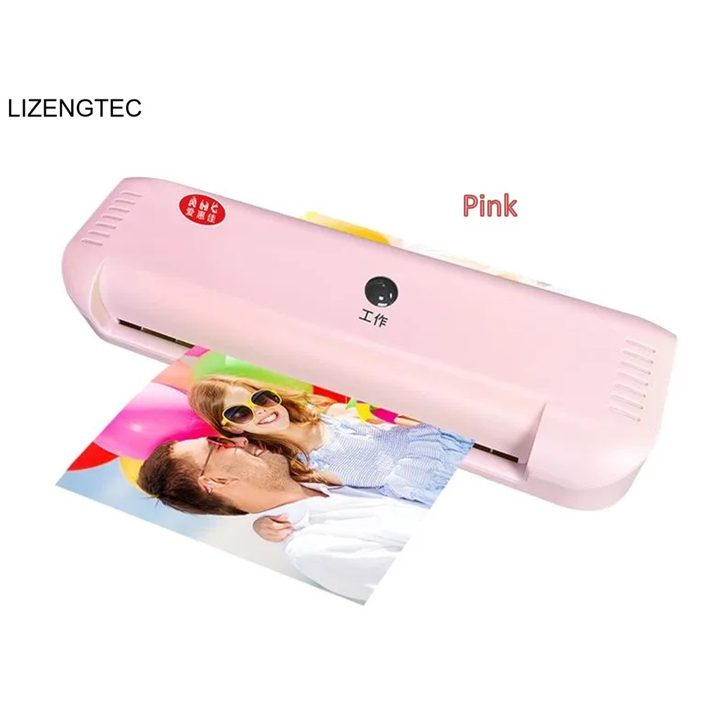 

LIZENGTEC Roll Laminator Machine for A4 Paper Document Photo New Professional Office Fast Warm-Up