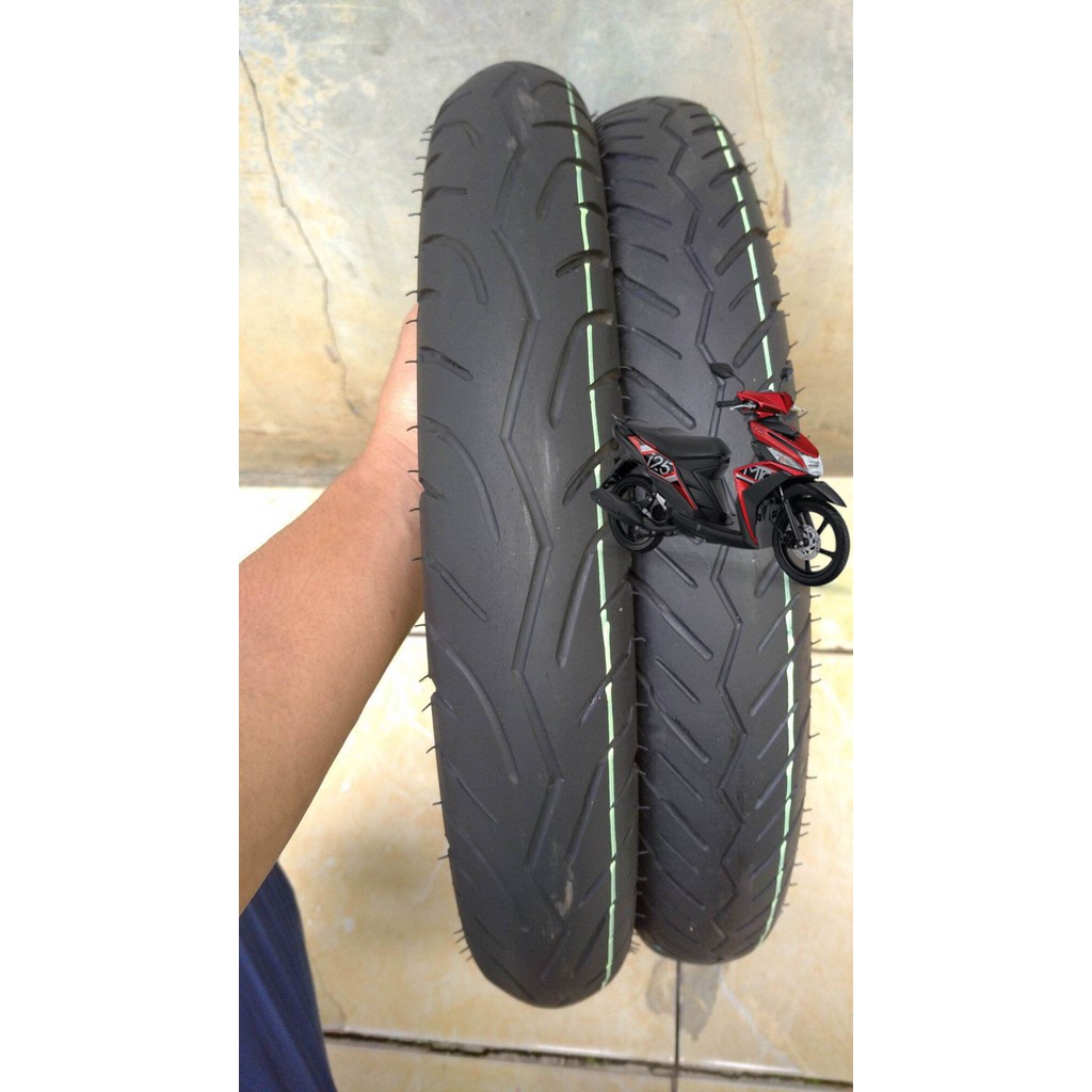 original Ban motor MIO M3 depan belakang MERK IRC ring 14