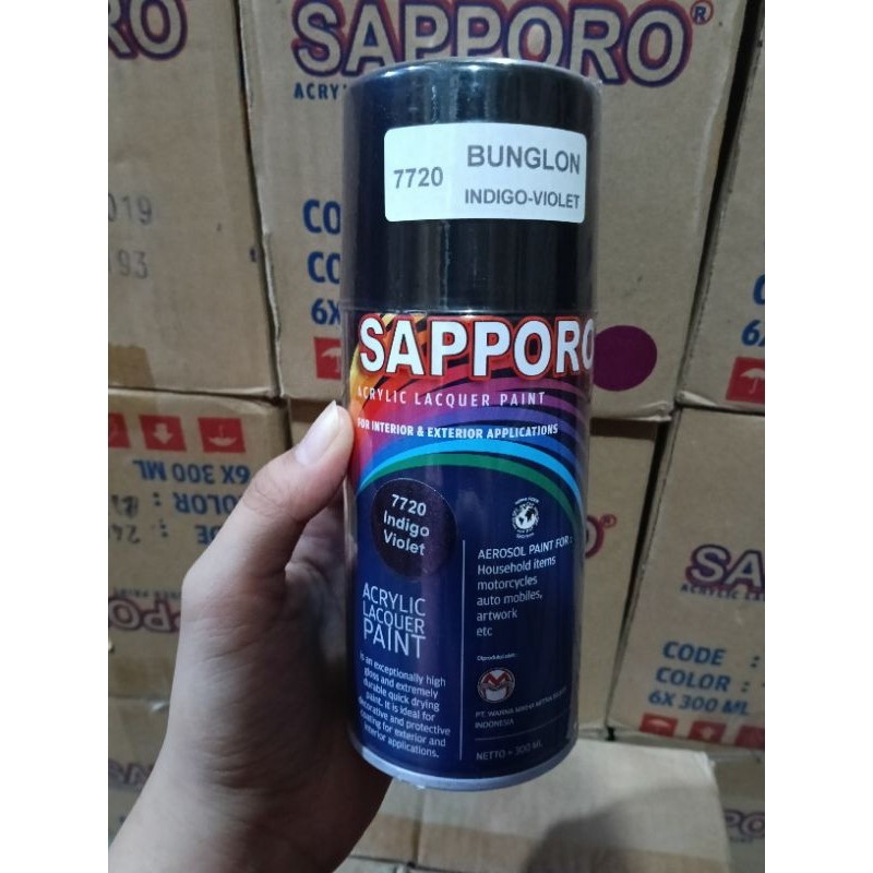 cat spray Pilok Pilox Sapporo 300ml saporo 300ML SAPORO spray 300ml 7720 indigo violet BUNGLON SAPOR